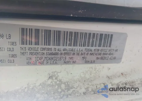 2019 Jeep Cherokee Limited 4X4 from USA, damaged, VIN 1C4PJMDX0KD218719